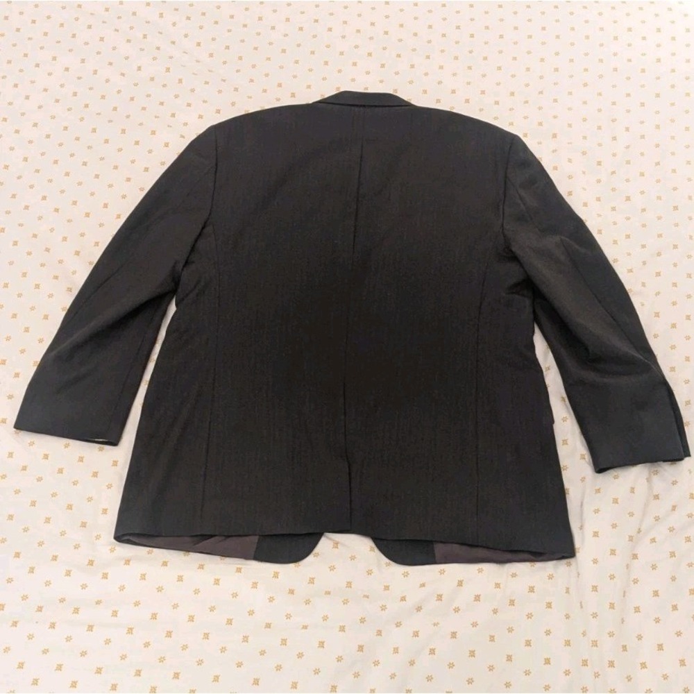 Brooks Brothers Saxxon Makers Merchants Madison Gray Blazer Herringbone USA 48R - Picture 3 of 15